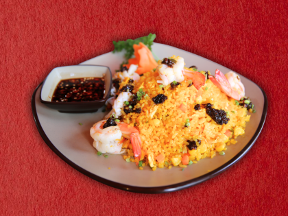 Douchi Fried-rice with Seafood