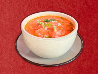 Tomato Egg Drop Soup