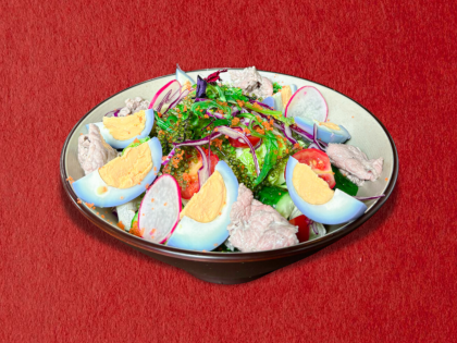 Salad bò trứng rau Trà Quế